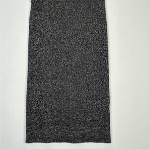Club Monaco Black and Gray Wool Pencil Skirt Size S #0039